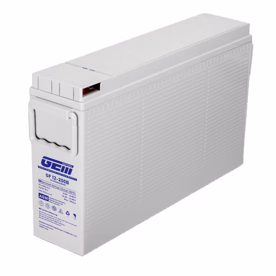 12V200ah AGM Gel batterie solaire à cycle profond de la borne avant pour les télécoms